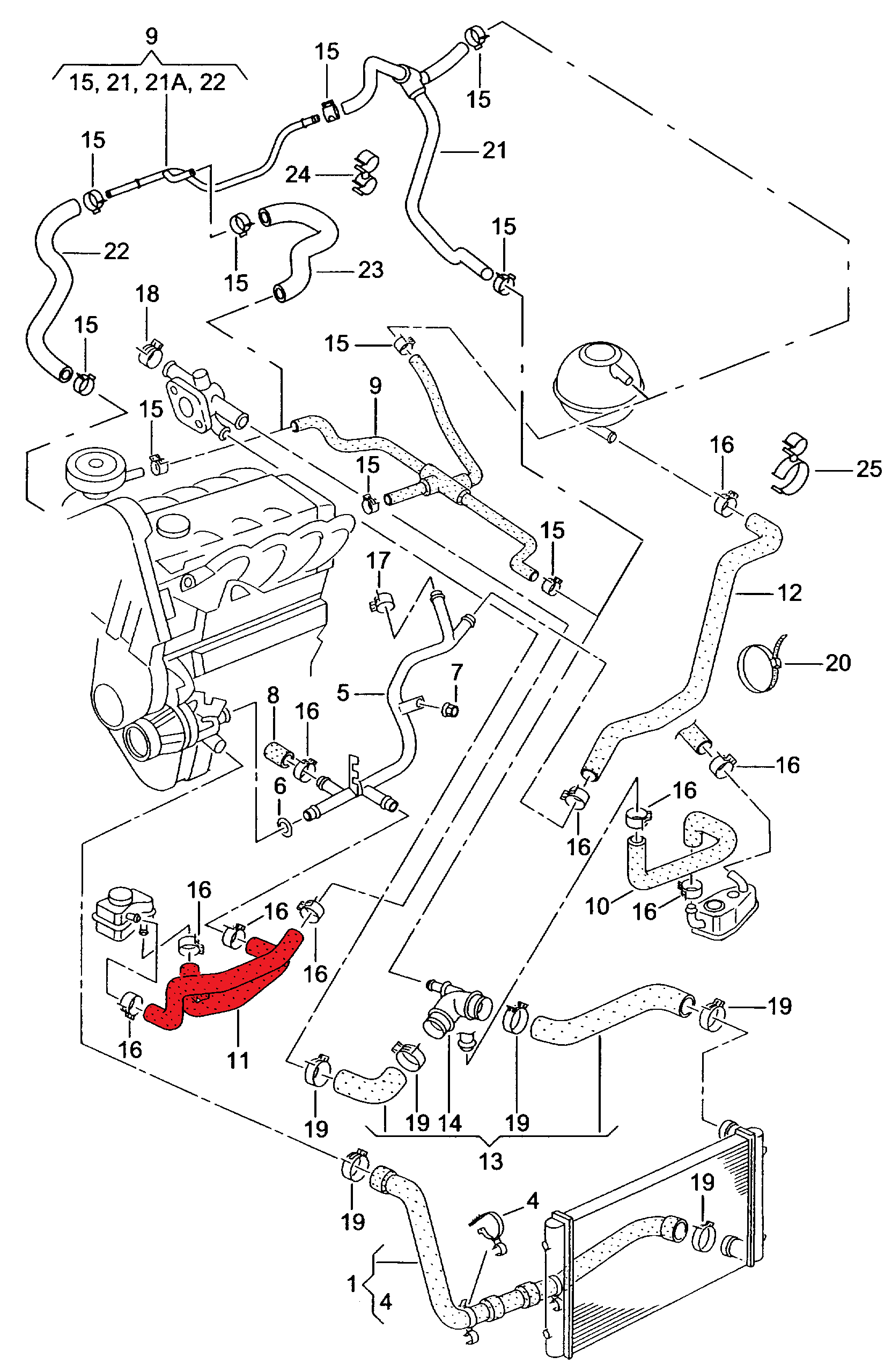 HEATER HOSE