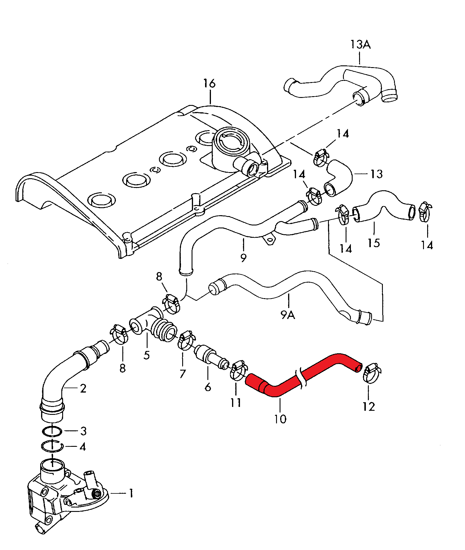 ENGINE VENTILATION HOSE