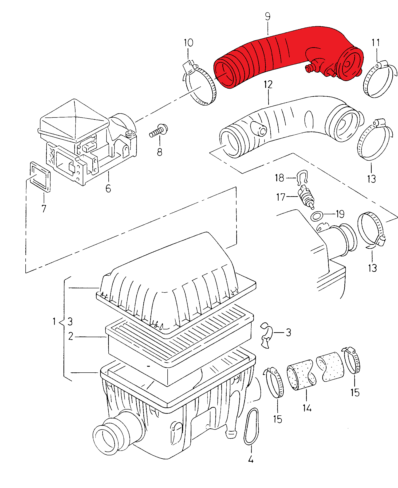 AIR FILTER PIPE