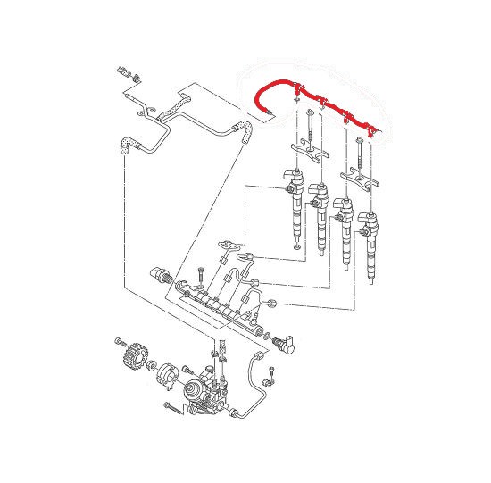 HOSE FOR FUEL INJECTOR PIPE 