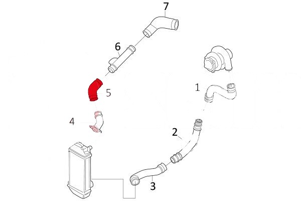 TURBO HOSE3 LAYERS POLYESTER HAS BEEN USED