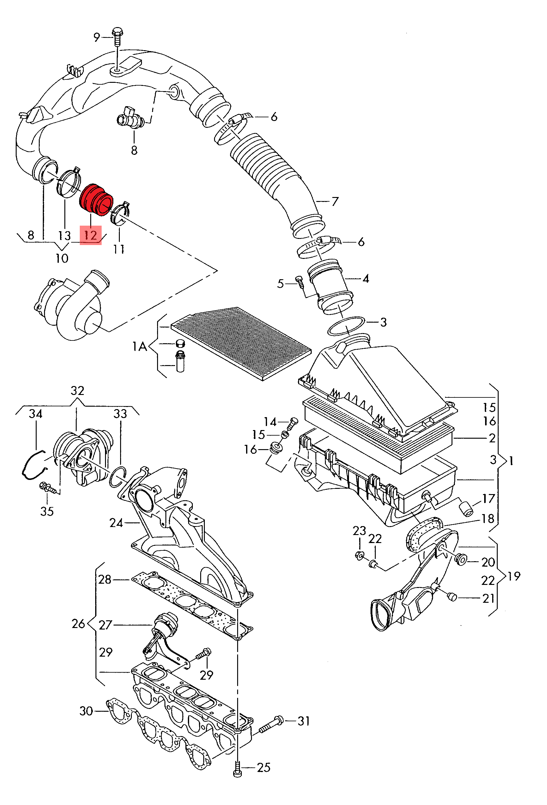 TURBO PIPE GASKET