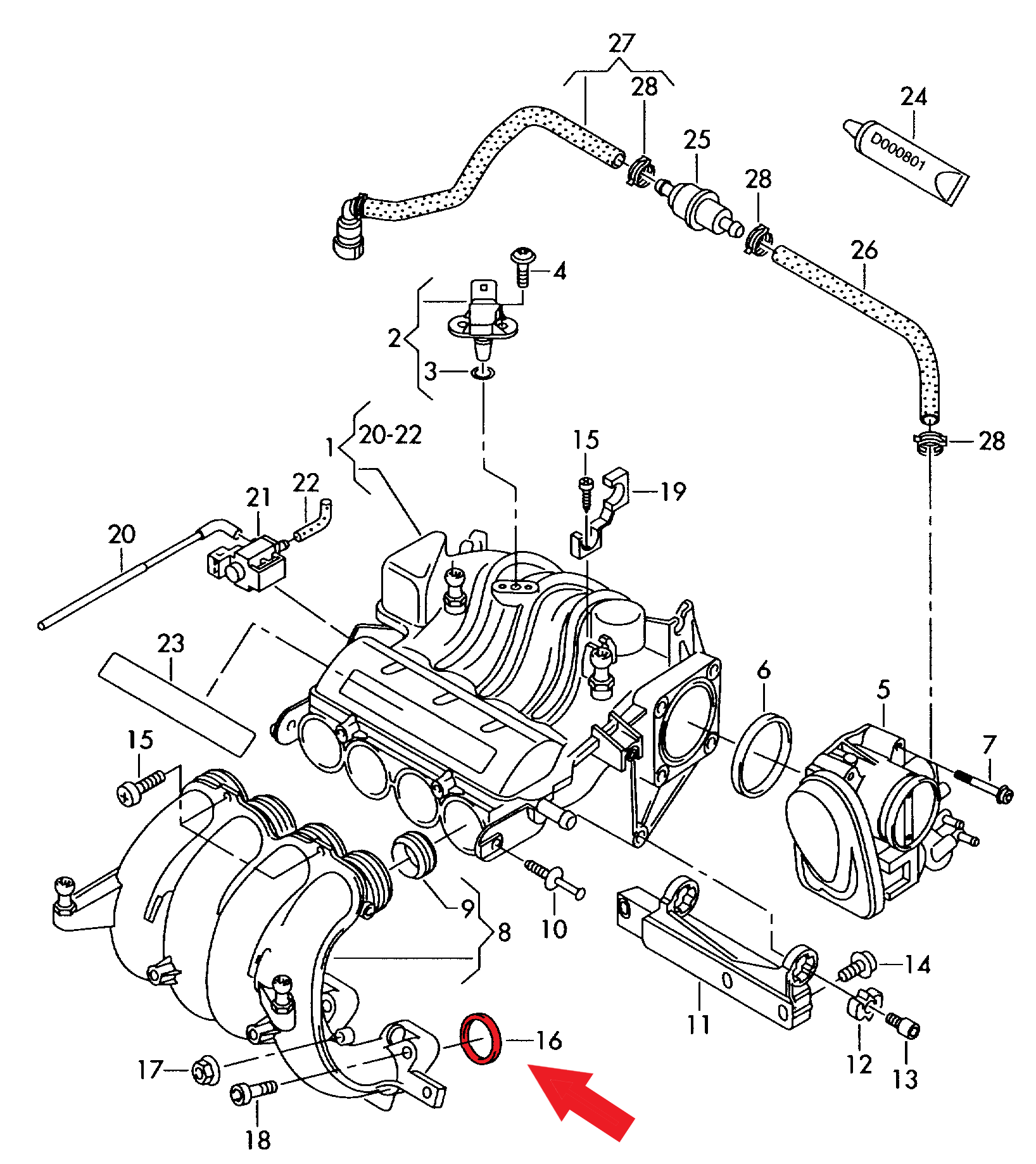 SUCTION MANIFOLD GASKET
