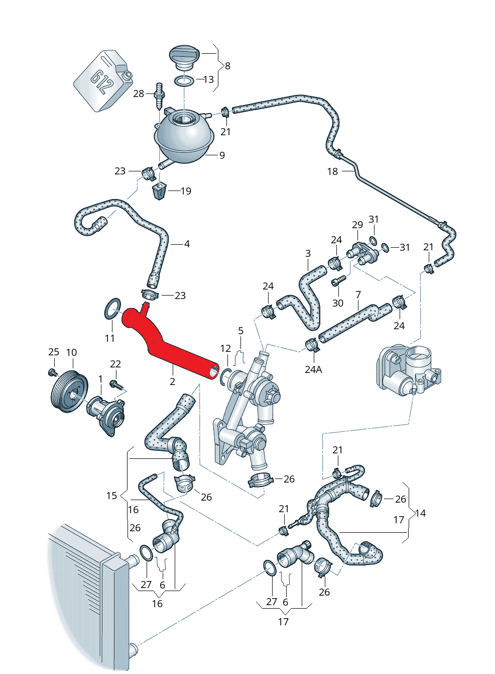 RECIRCULATION PIPE