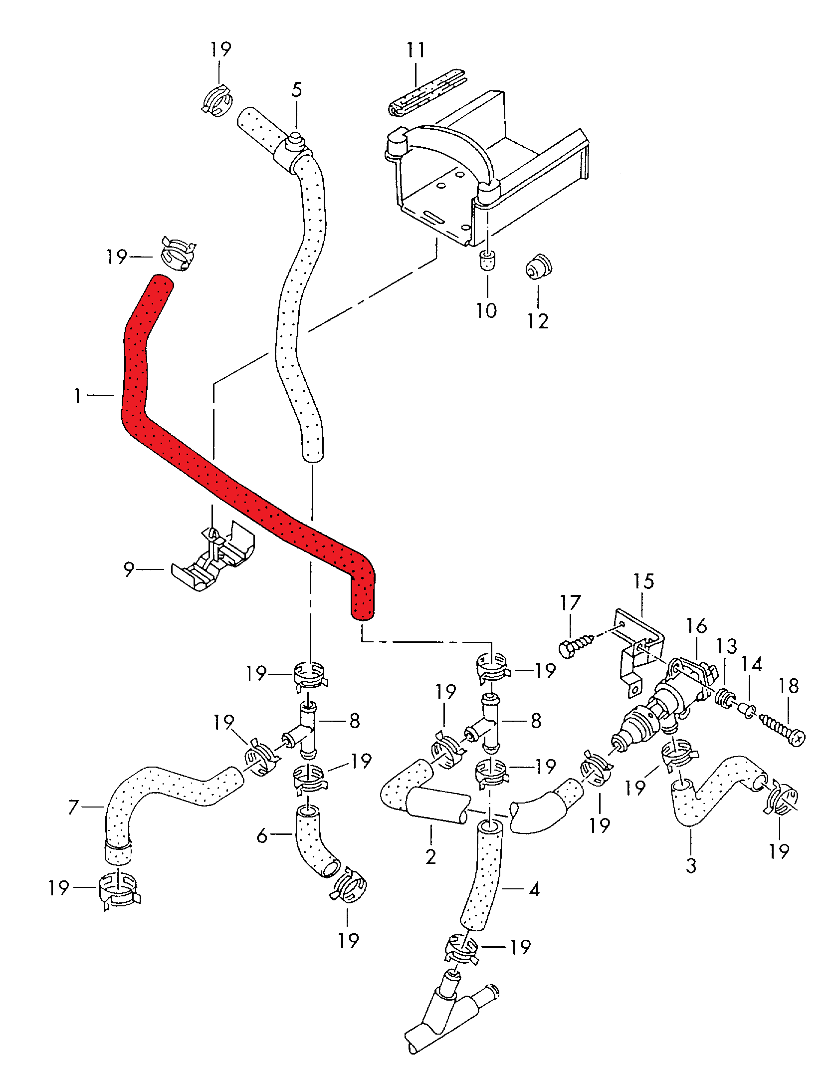 HEATER HOSE