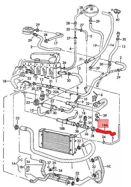 RADIATOR INLET HOSE