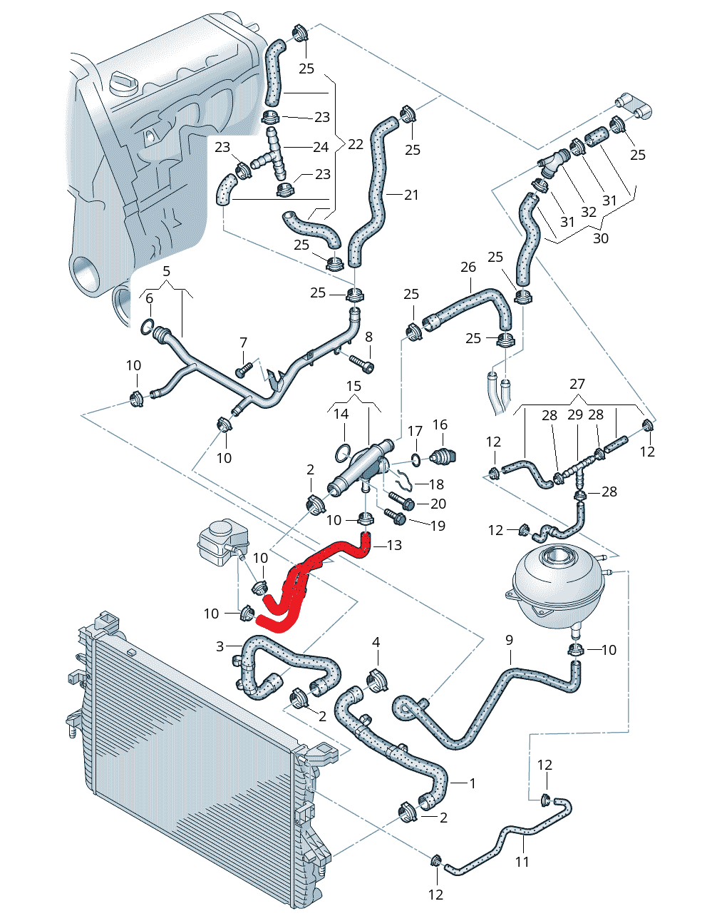 COOLING HOSE