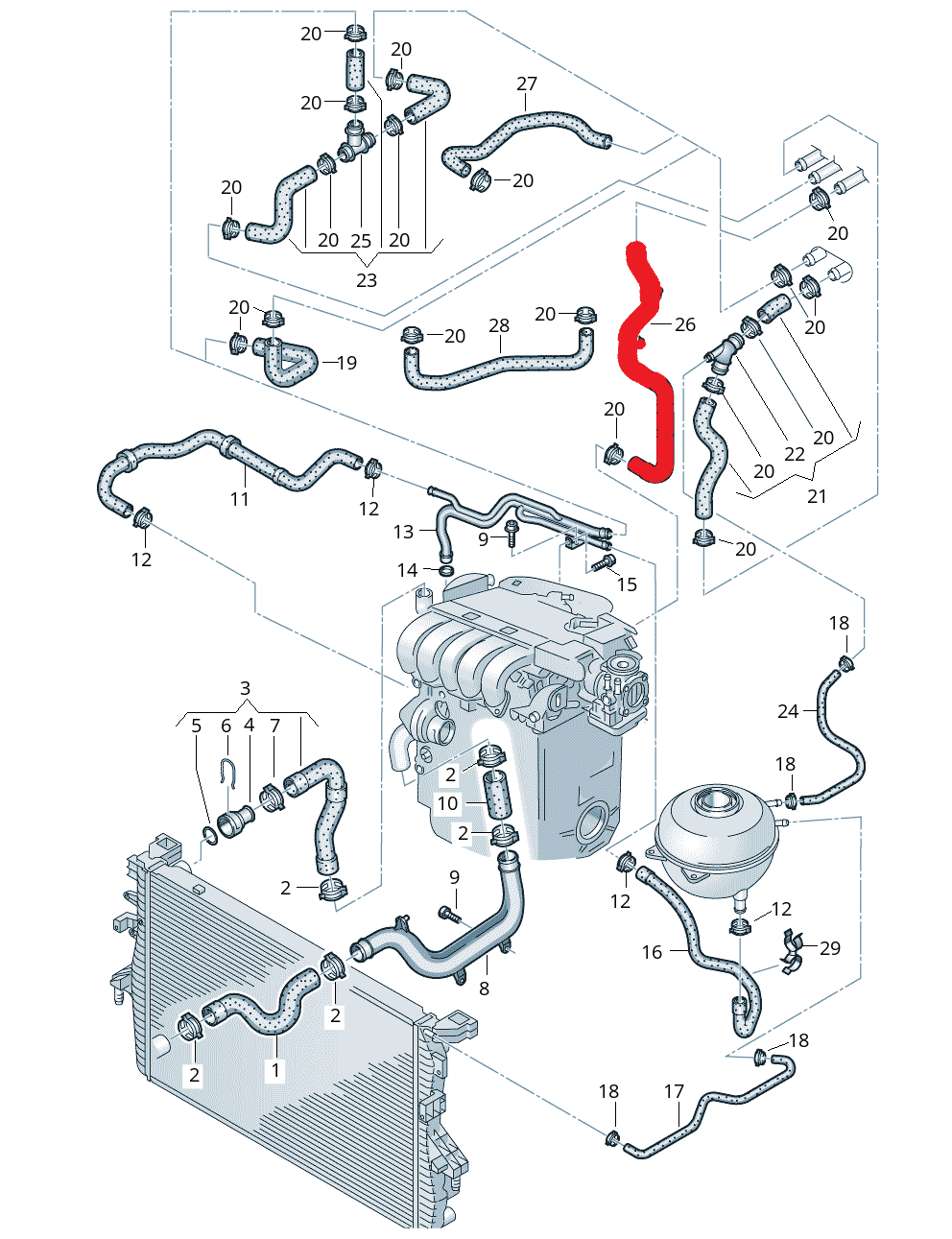 HEATER HOSE