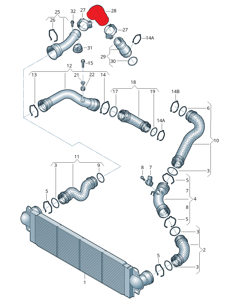 TURBO HOSE
4 LAYERS POLYESTER HAS BEEN USED
