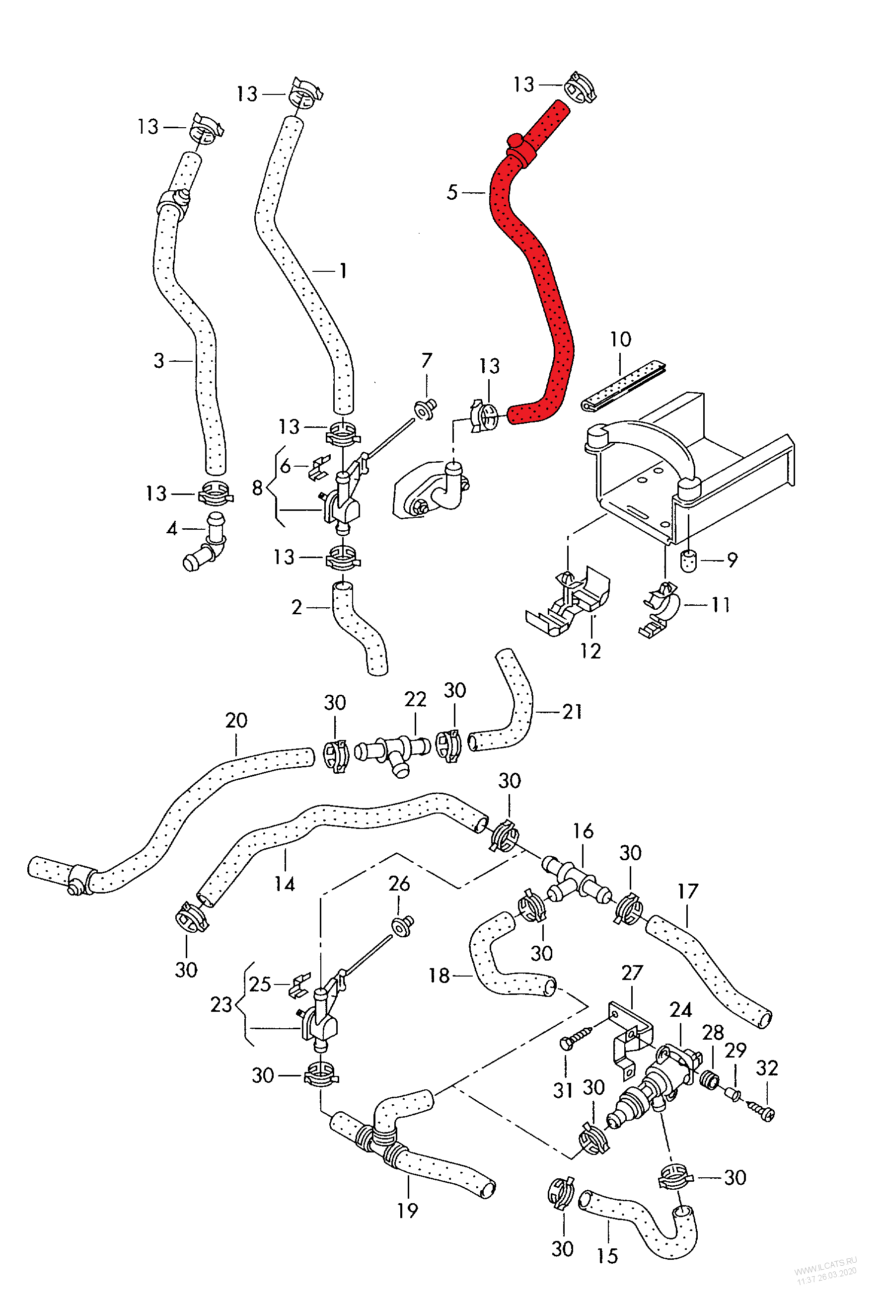 HEATER HOSE