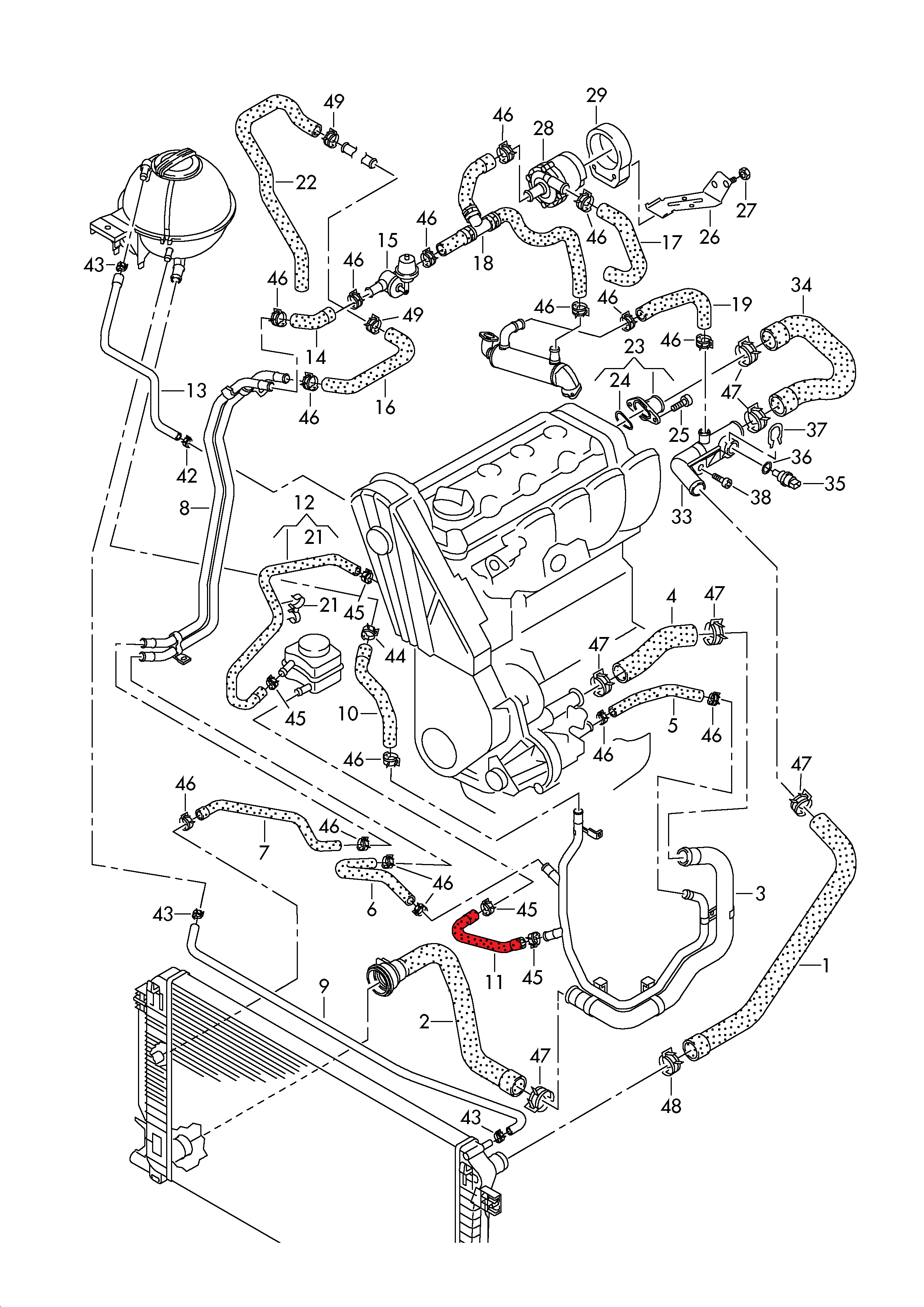 COOLING HOSE