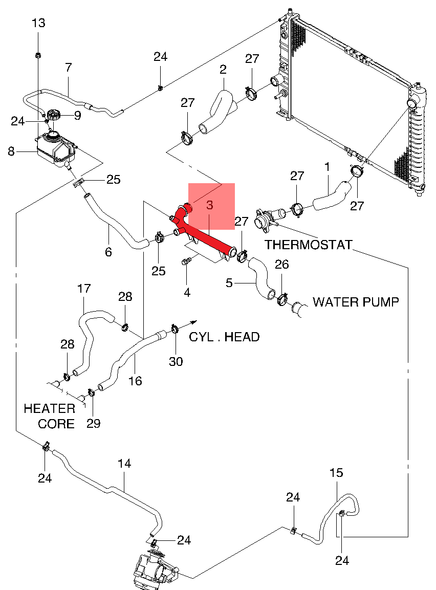 RADIATOR CONNECTION PIPE