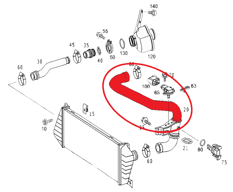 TURBO HOSE
EXCLUDING PLASTIC PIPE 