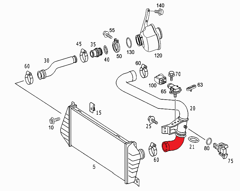 TURBO HOSE
EXCLUDING PLASTIC PIPE 