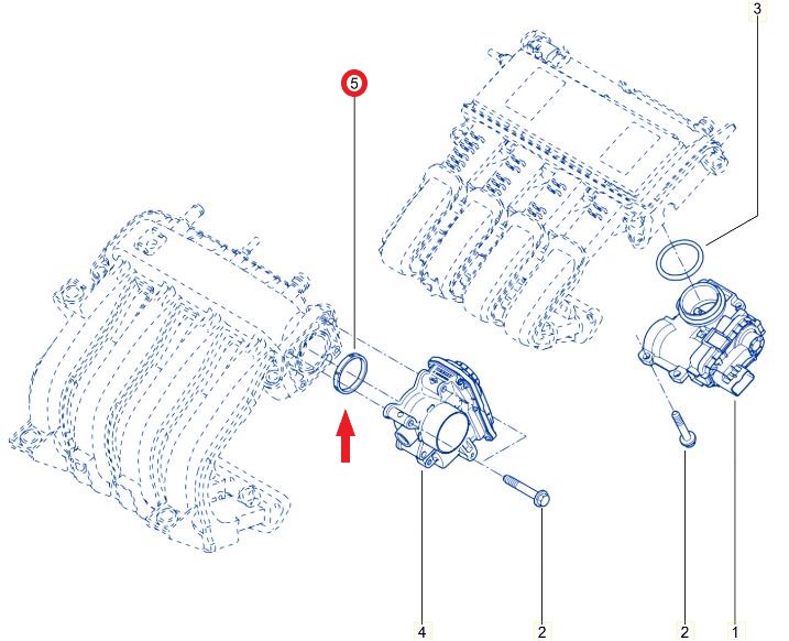 THROTTLE GASKET