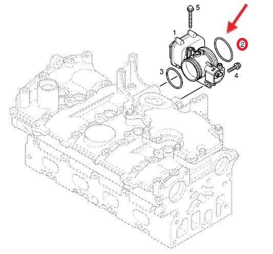 THROTTLE GASKET