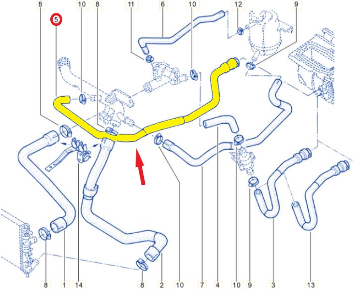 HEATER HOSE