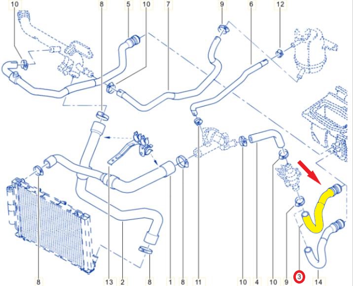HEATER HOSE