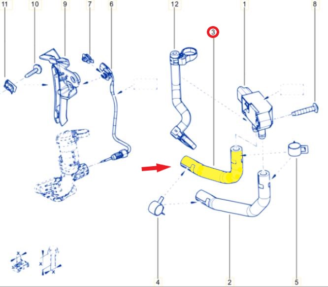PRESSURE SENSOR HOSE