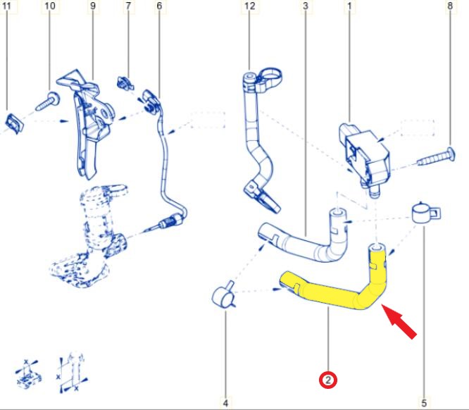 PRESSURE SENSOR HOSE
