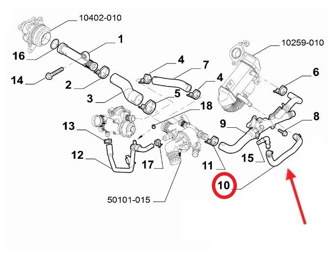 EGR HOSE 