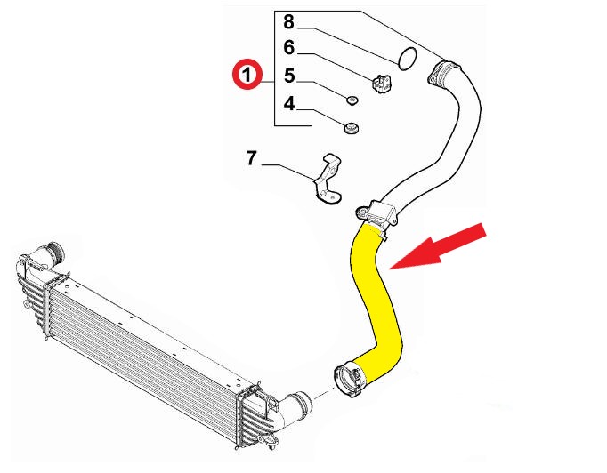 TURBO HOSEEXCLUDING PLASTIC PIPE 