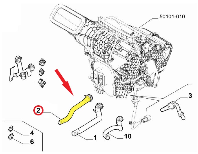HEATER HOSE