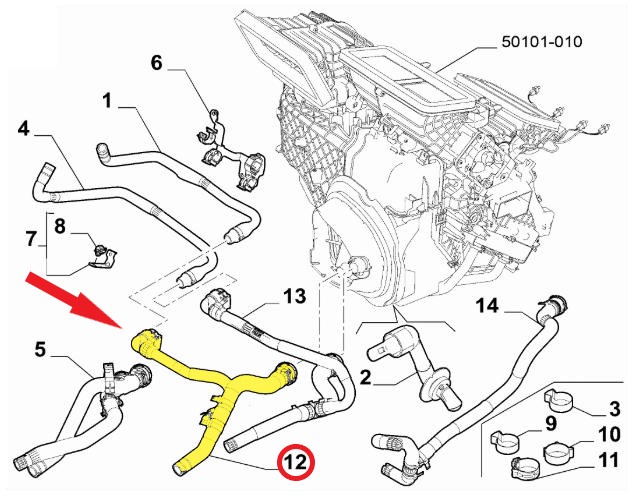 HEATER HOSE