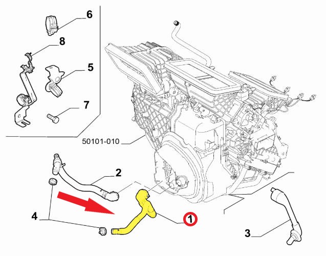 HEATER HOSE