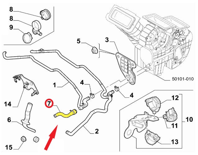 HEATER HOSE