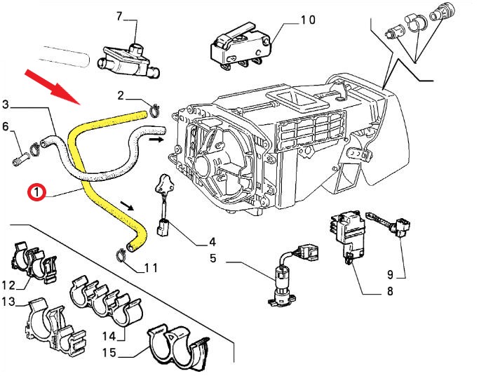 HEATER HOSE