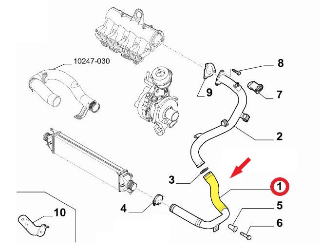 TURBO HOSEEXCLUDING PLASTIC PIPE 