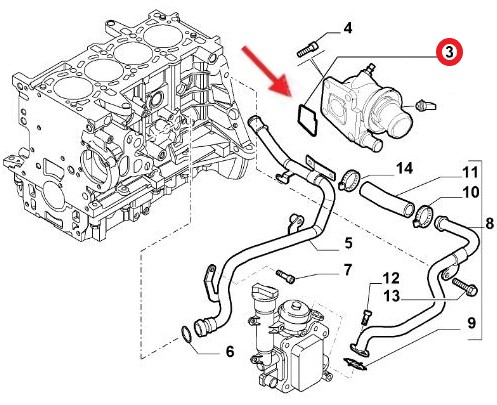 THERMOSTAT BODY GASKET