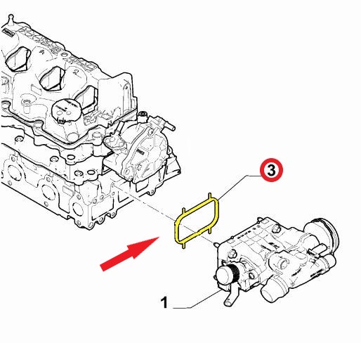 THERMOSTAT BODY GASKET
