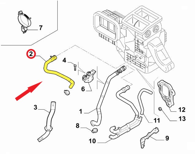 HEATER HOSE