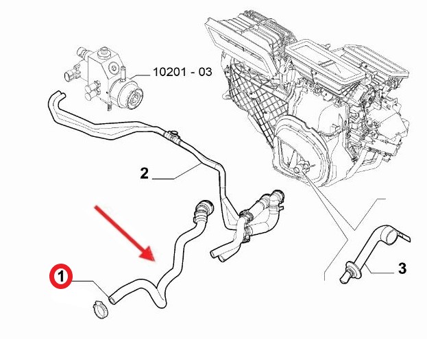 HEATER HOSE