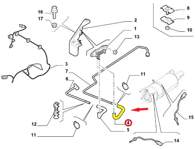 PRESSURE SENSOR HOSE