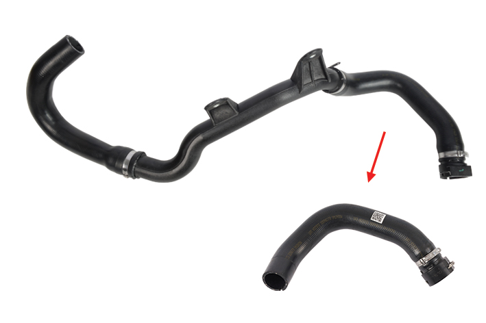 RADIATOR INLET HOSE
EXCLUDING PLASTIC PIPE 