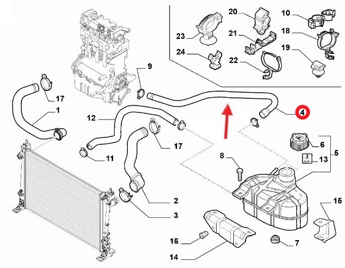 SPARE WATER TANK HOSE