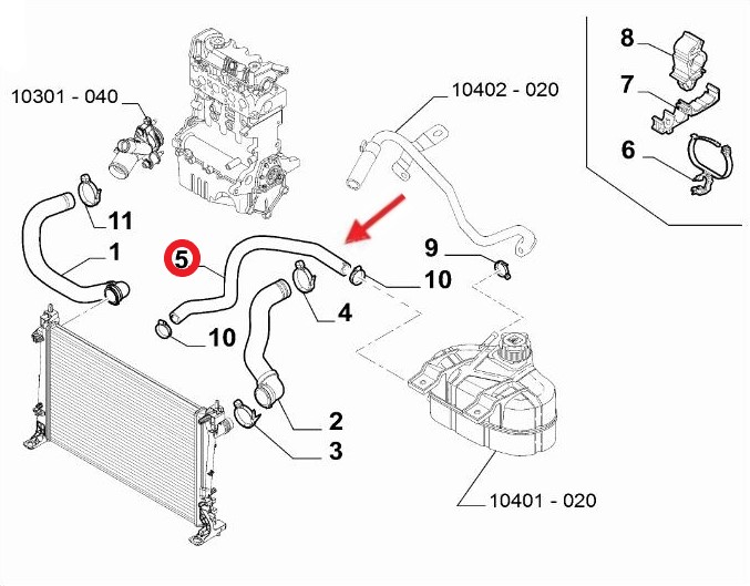 SPARE WATER TANK HOSE