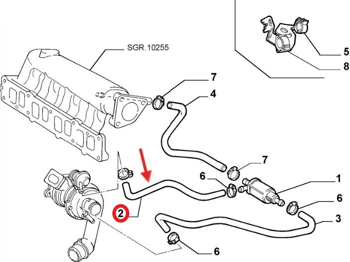 HEAT EXCHANGER HOSE