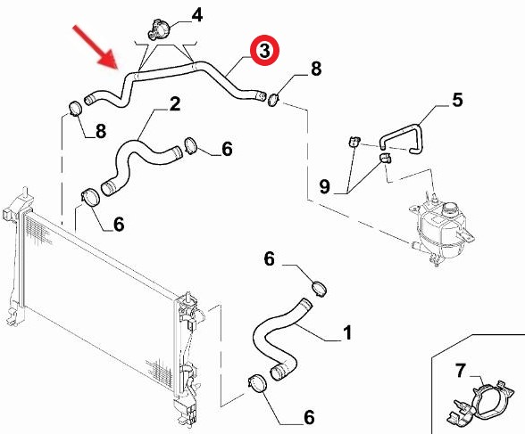 SPARE WATER TANK HOSE