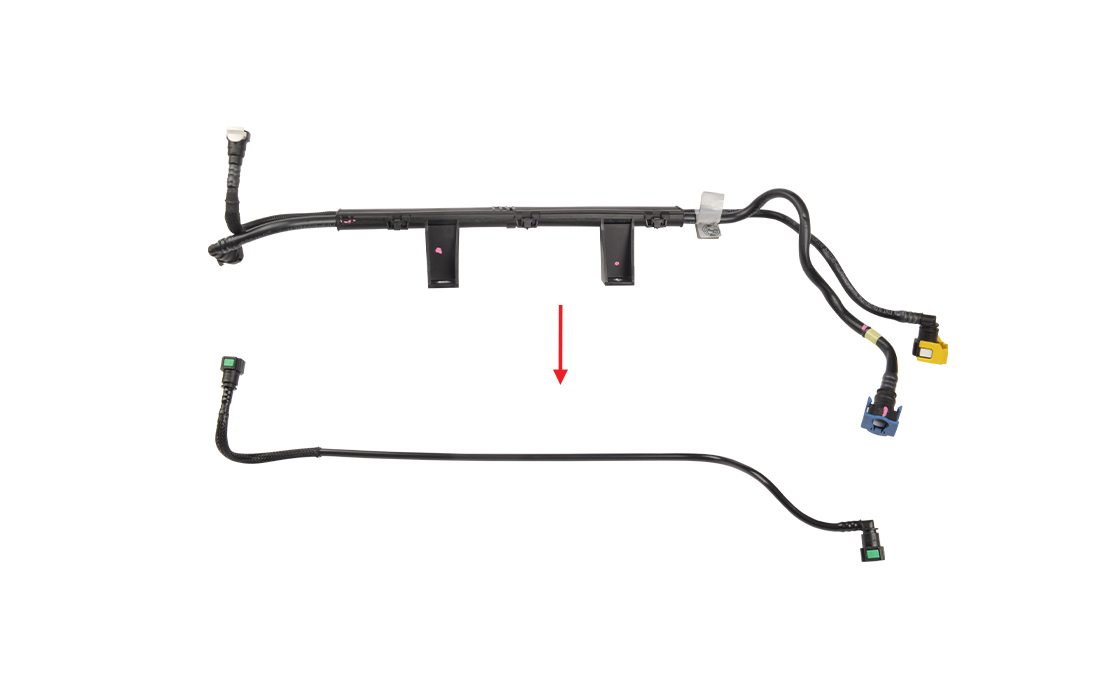 FUEL PIPE EXCLUDING BRACKET