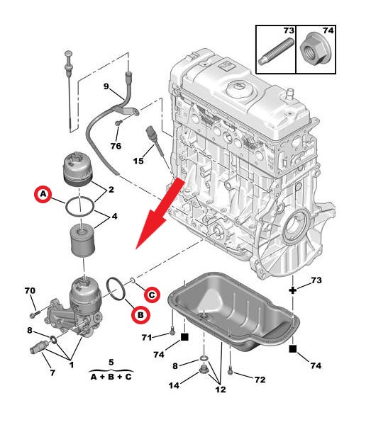 OIL FILTER GASKET