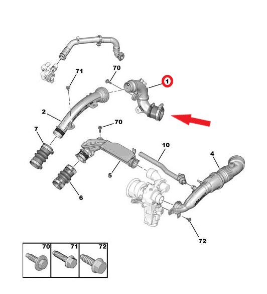 TURBO PIPE HOSEEXCLUDING PLASTIC PIPE 