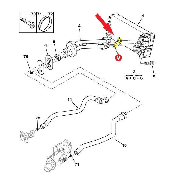 HEATER PIPE SEAL