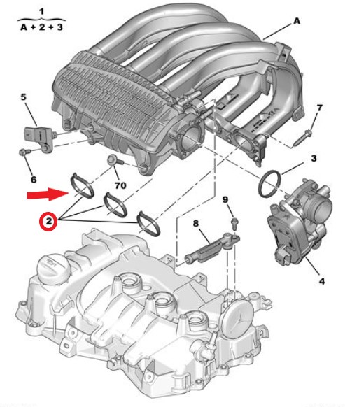 SUCTION MANIFOLD GASKET