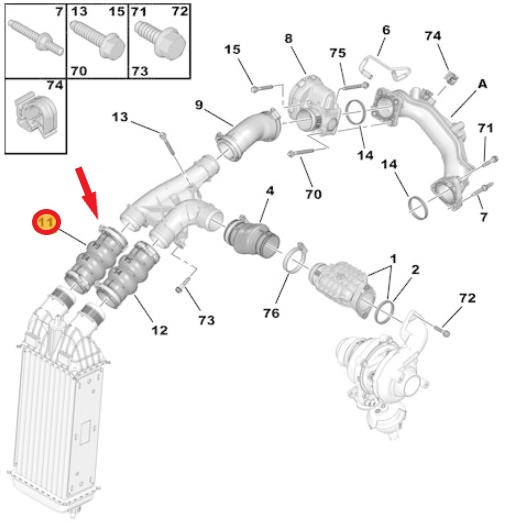 TURBO HOSE2 LAYERS POLYESTER HAS BEEN USED