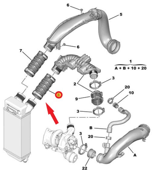 TURBO HOSE2 LAYERS POLYESTER HAS BEEN USED
