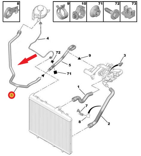 SPARE WATER TANK HOSE